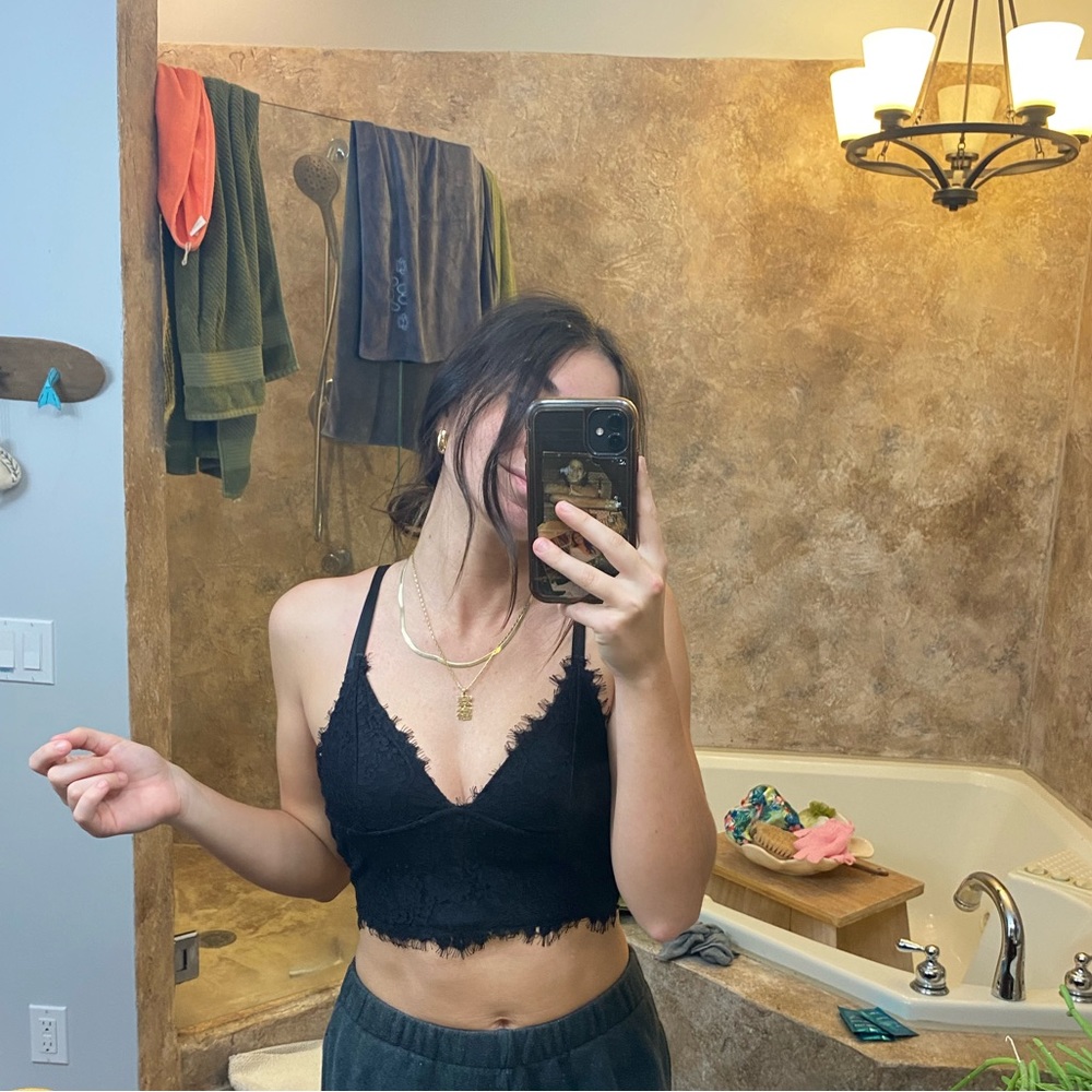 Laced crop top